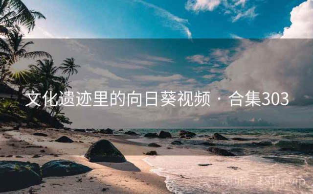 文化遗迹里的向日葵视频 · 合集303